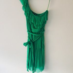 KATE MOSS FOR TOPSHOP GREEN CHRISTMAS ELF DRESS